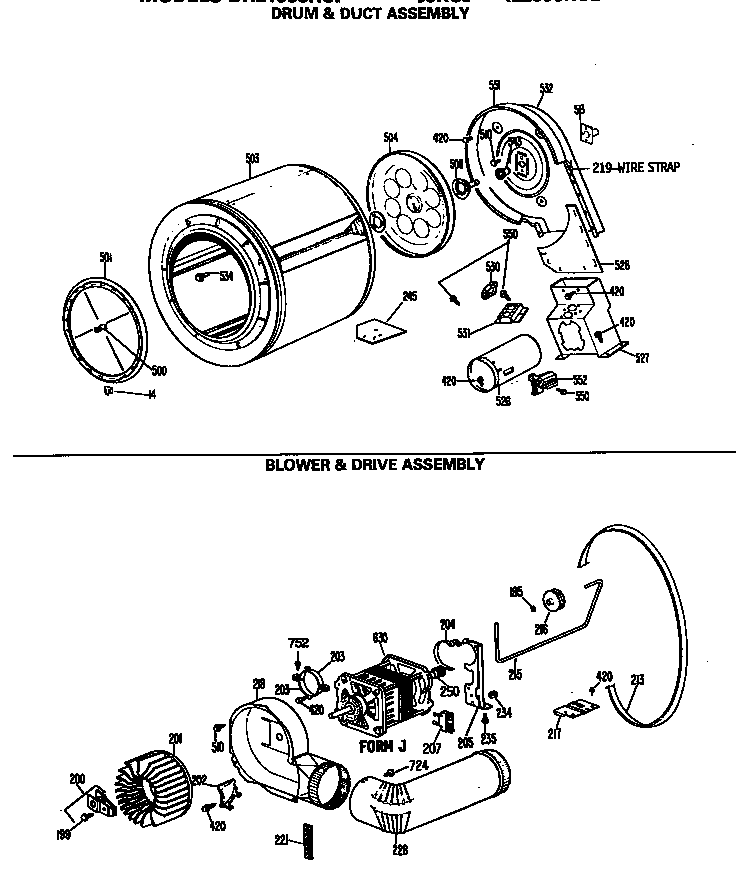 Blower & drive assembly