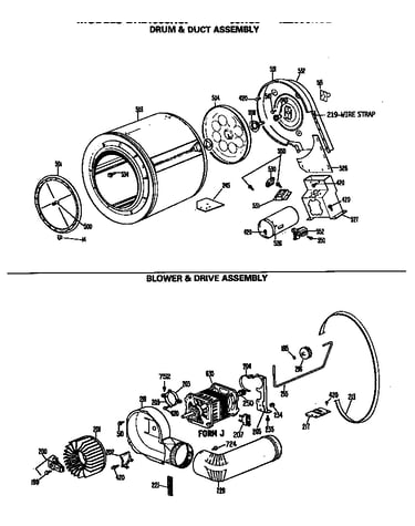 Blower & drive assembly