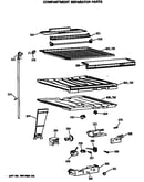 Compartment separator parts
