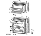 GE MTH16CYSERAD doors diagram