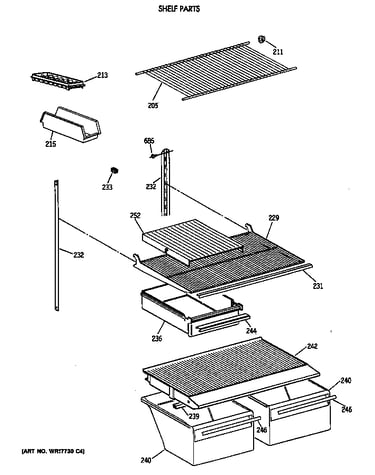 Shelf parts