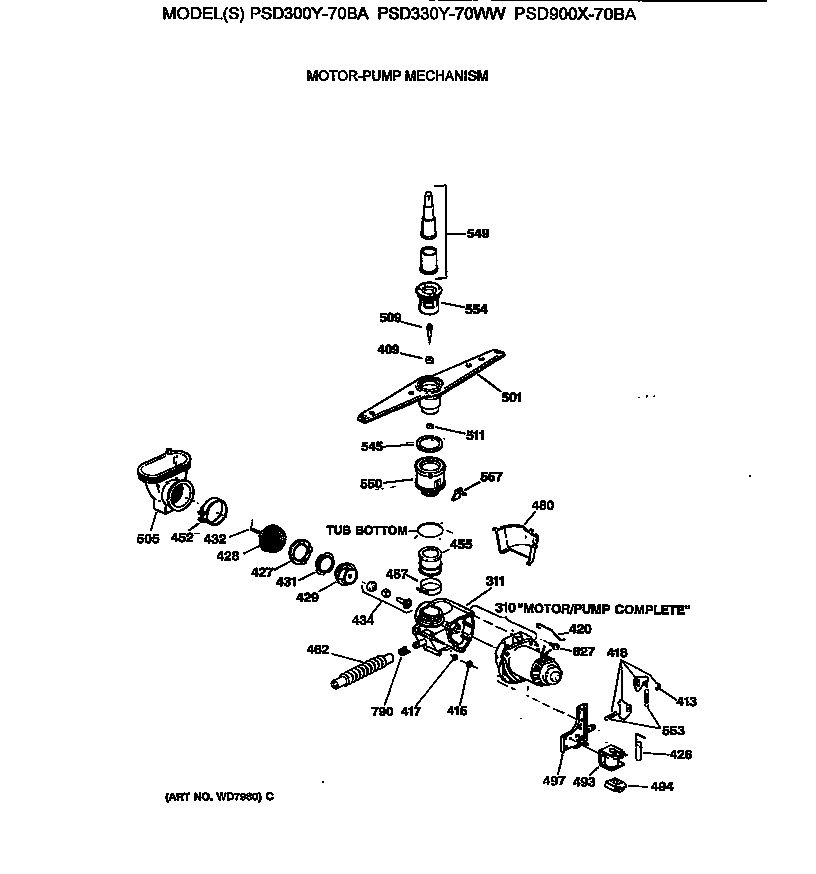 MOTOR-PUMP MECHANISM