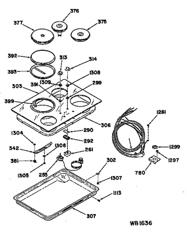 Cooktop assembly