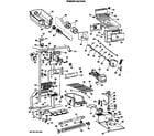 GE MSX22DLB freezer section diagram