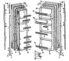 GE MSX22GLB doors diagram