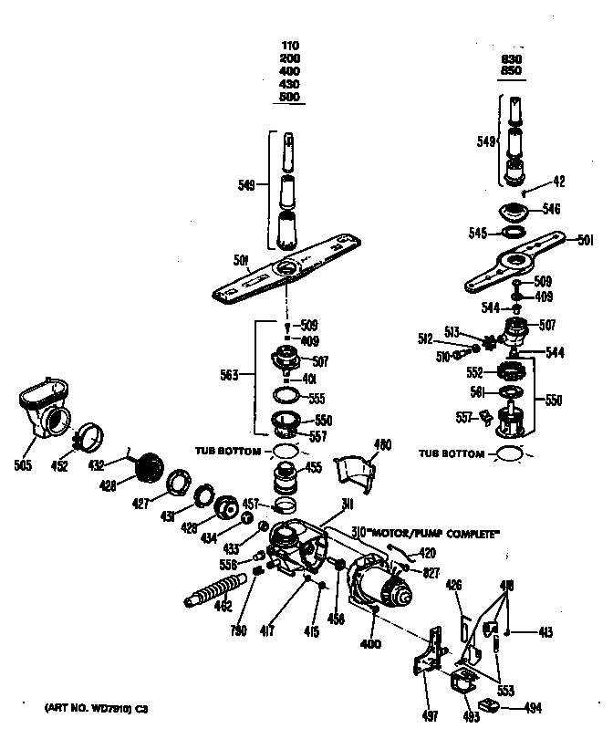 Motor-pump mechanism