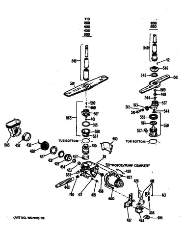 Motor-pump mechanism