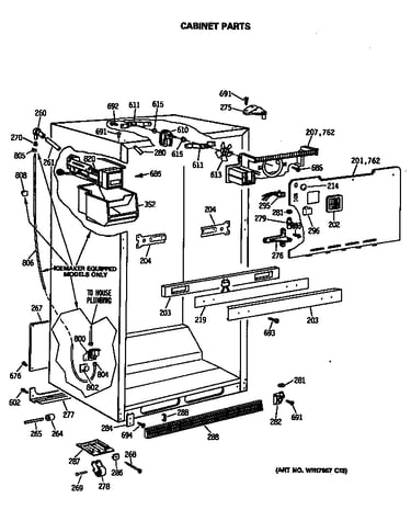 Cabinet parts