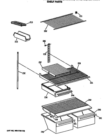 Shelf parts