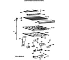 GE MTX18BASQRAD compartment separator parts diagram