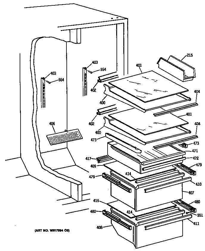 SHELVES