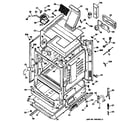 GE LGB600GET1BC oven assembly diagram