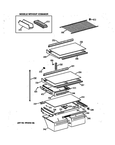 Shelf parts