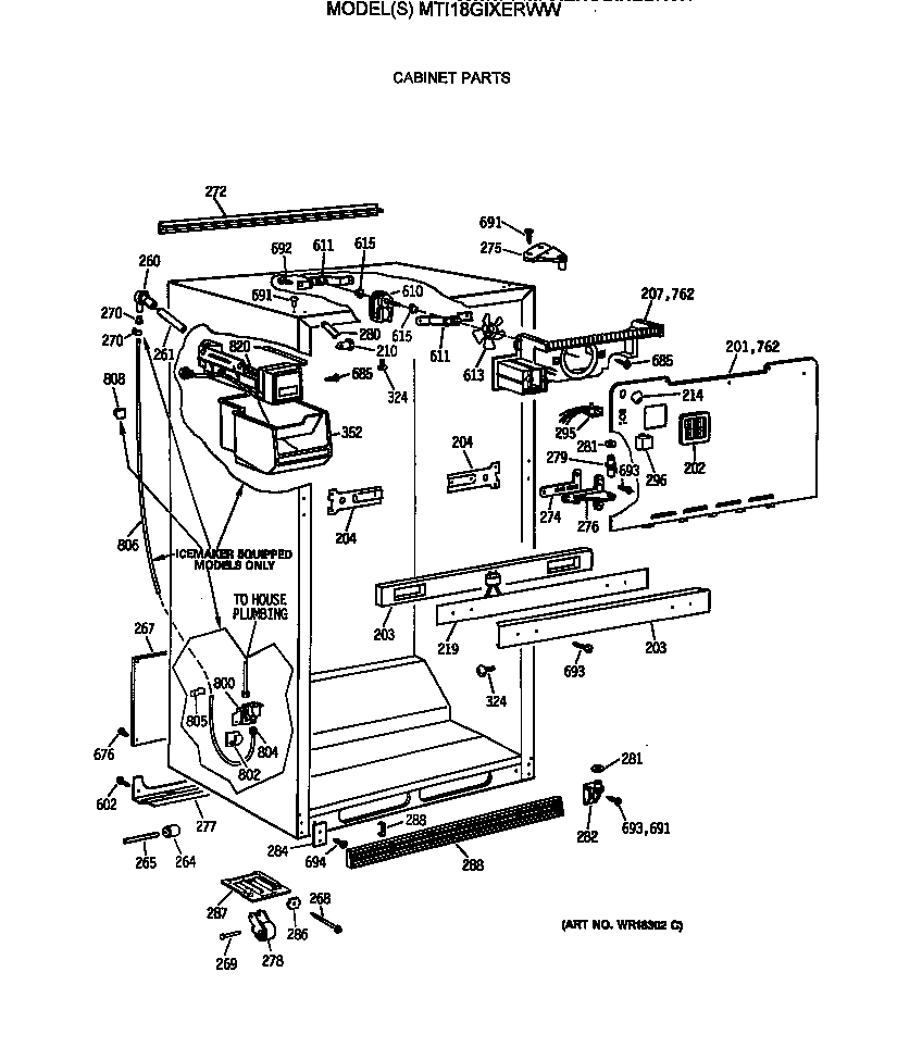 Cabinet parts