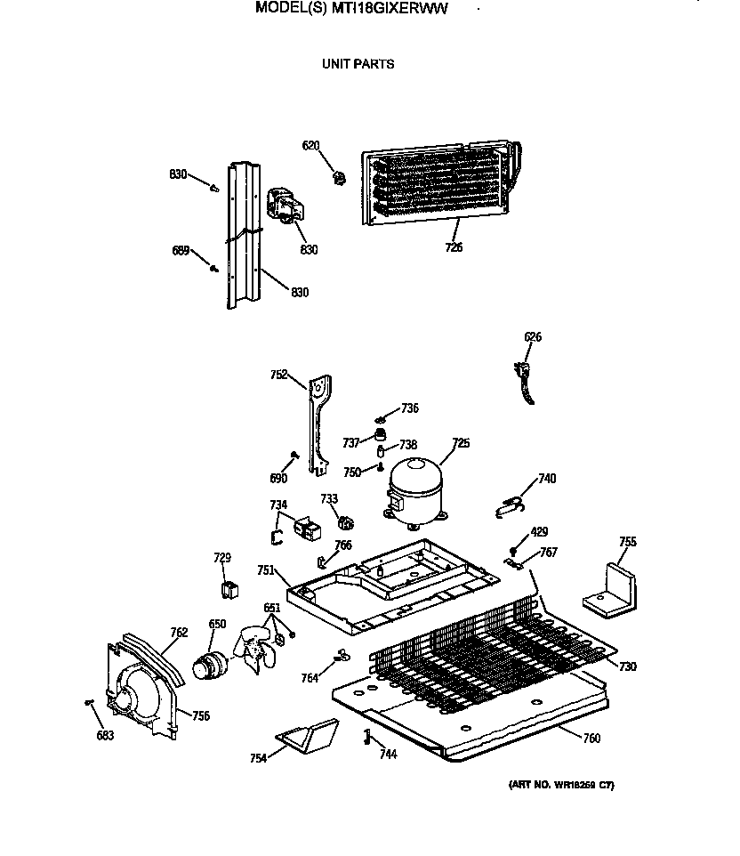 Unit parts