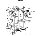 GE MTX18GISQRAD cabinet parts diagram