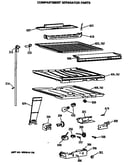Compartment separator prats