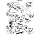 GE MSG20GWVAWH freezer section diagram