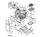 GE 14788B0 oven assembly diagram