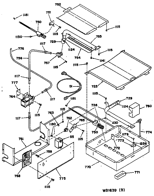 GAS LINE ASSEMBLY