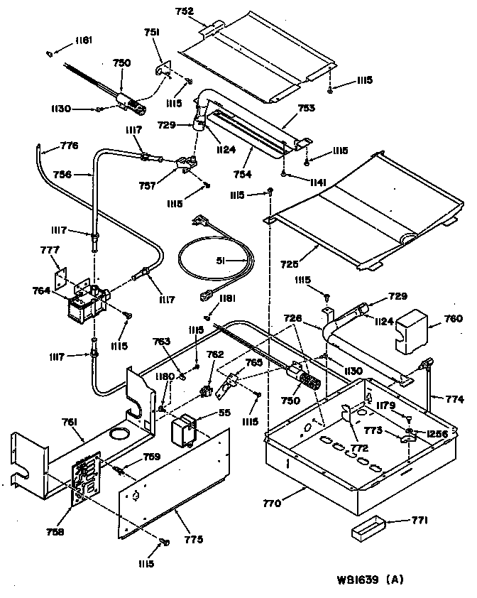 Gas line assembly