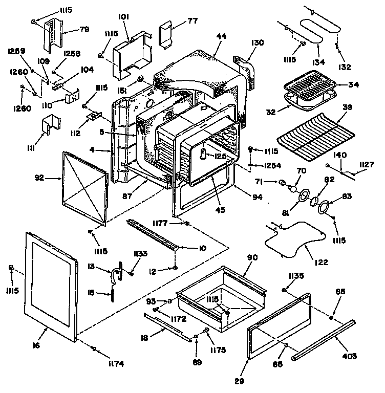 Oven assembly