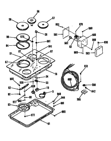 Cooktop assembly