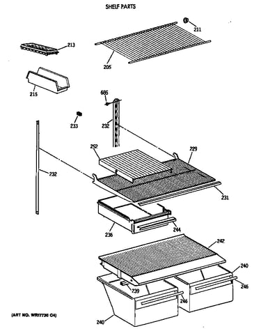 Shelf parts