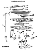 Compartment separator parts