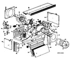 GE A2B748DJALEA chassis diagram