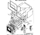 GE JKP65G*01 upper oven diagram
