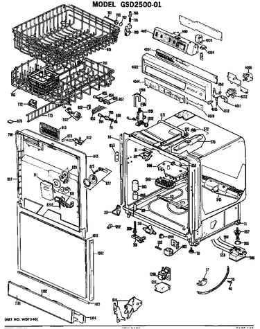 Door/tub/racks