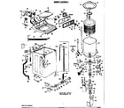 GE WWP1150BAJ washer assembly diagram