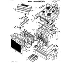 GE JHP65G*02 range assembly diagram