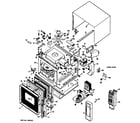 GE JX65002 oven assembly diagram