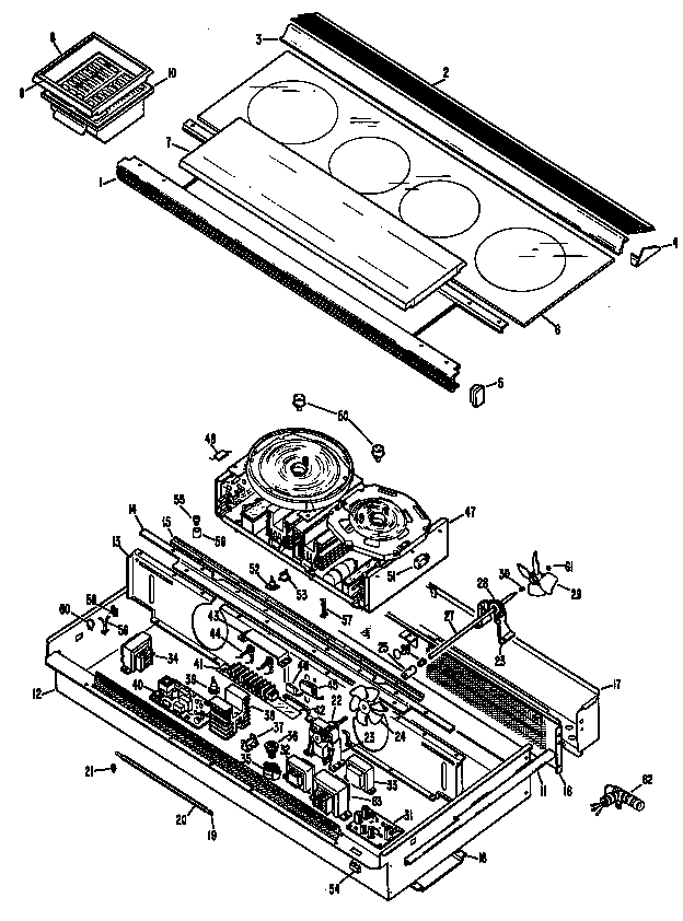 Cooktop assembly