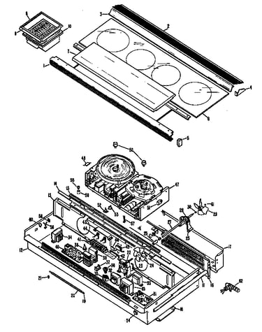 Cooktop assembly