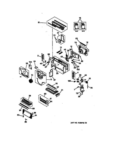 Motor, compressor & system components