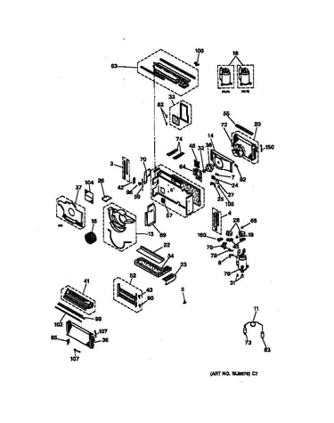 Motor, compressor & system components