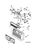 Controls & grill asm.