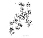 GE AZ21E09CDCV1 motor, compressor & system components diagram