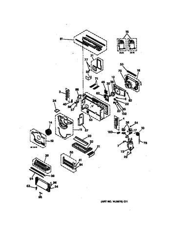 Motor, compressor & system components