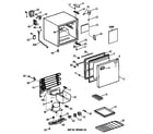 GE TAX2SNBARWH refrigerator assembly diagram