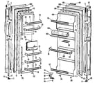 GE TFF22ZBB doors diagram