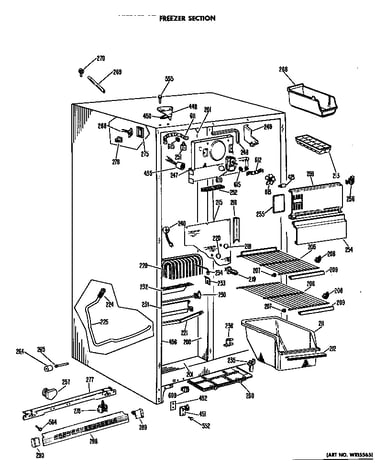 Freezer section