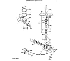 GE GSD400W-02BK dishwasher mechanism diagram