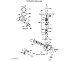 GE GSC400W-52 dishwasher mechanism diagram