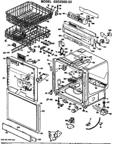 Door/tub/racks