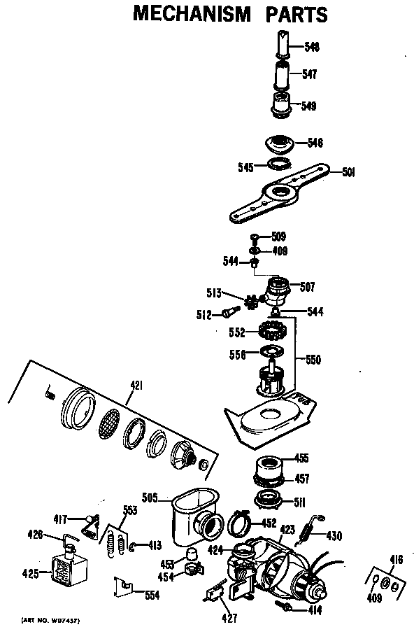 Mechanism parts