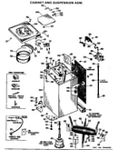 Cabinet and suspension asm.